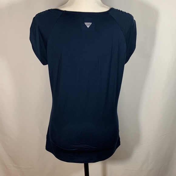 Columbia Omni Freeze Zero Navy Blue T-Shirt - Picture 5 of 8